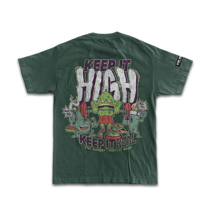 KEEP IT HIGH - Premium Oversize Tee (HEAVYWEIGHT - Jade)