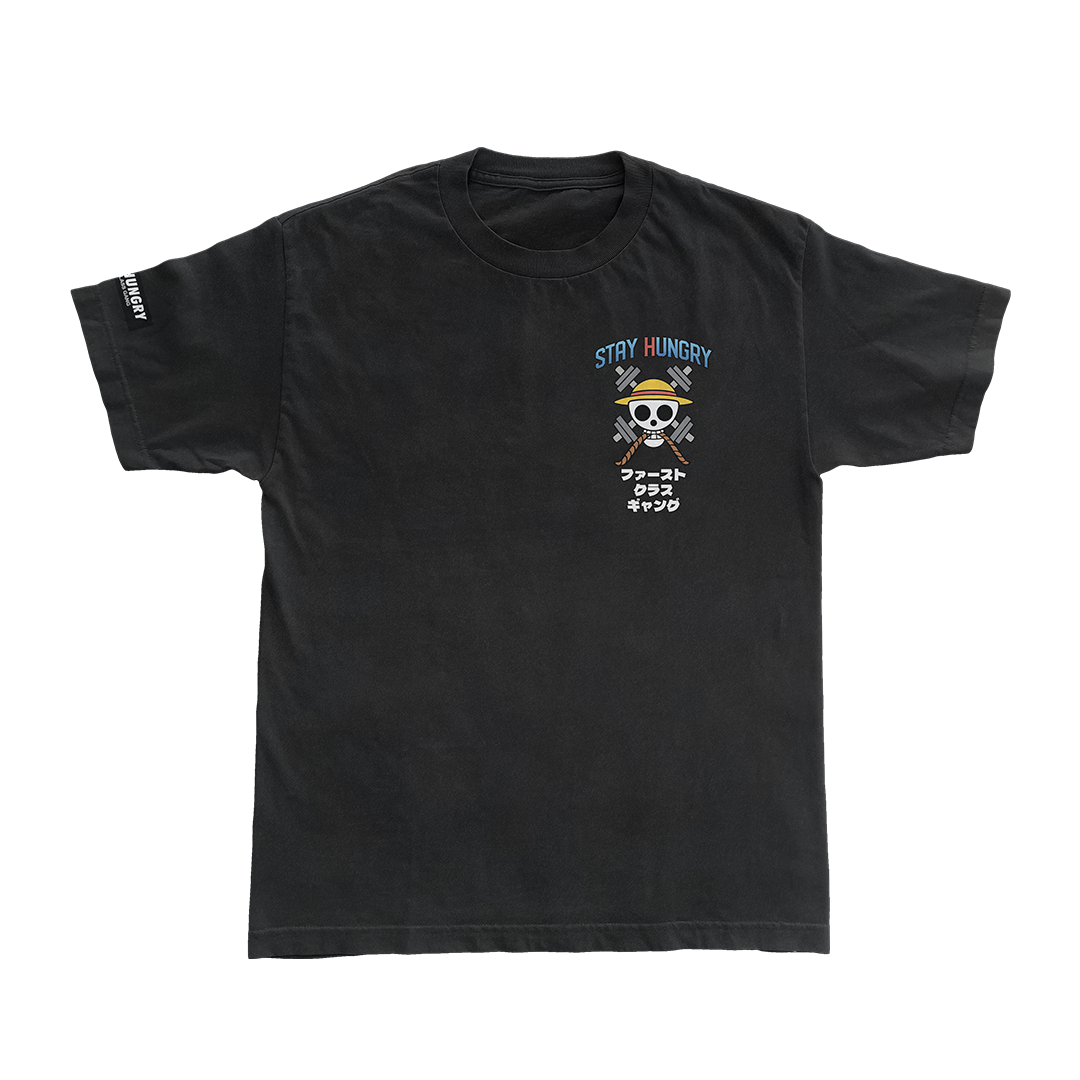 GOMU GOMU - Premium Oversize Tee (HEAVYWEIGHT - Black)