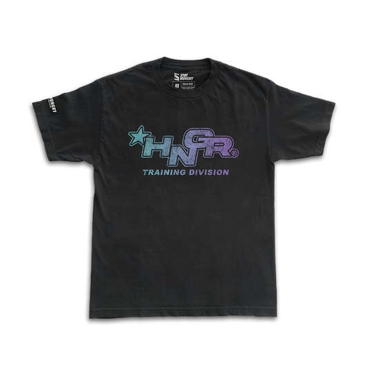 HNGR TRAINING DIVISION - Premium Oversize Tee (HEAVYWEIGHT - Black)