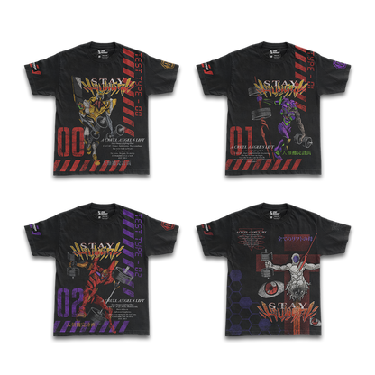 A CRUEL ANGEL´S LIFT - Premium Oversize Tee - Box Set (HEAVYWEIGHT - Black)