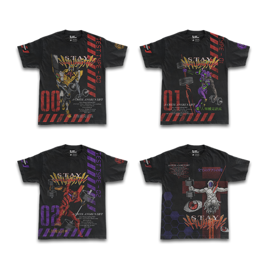A CRUEL ANGEL´S LIFT - Premium Oversize Tee - Box Set (HEAVYWEIGHT - Black)