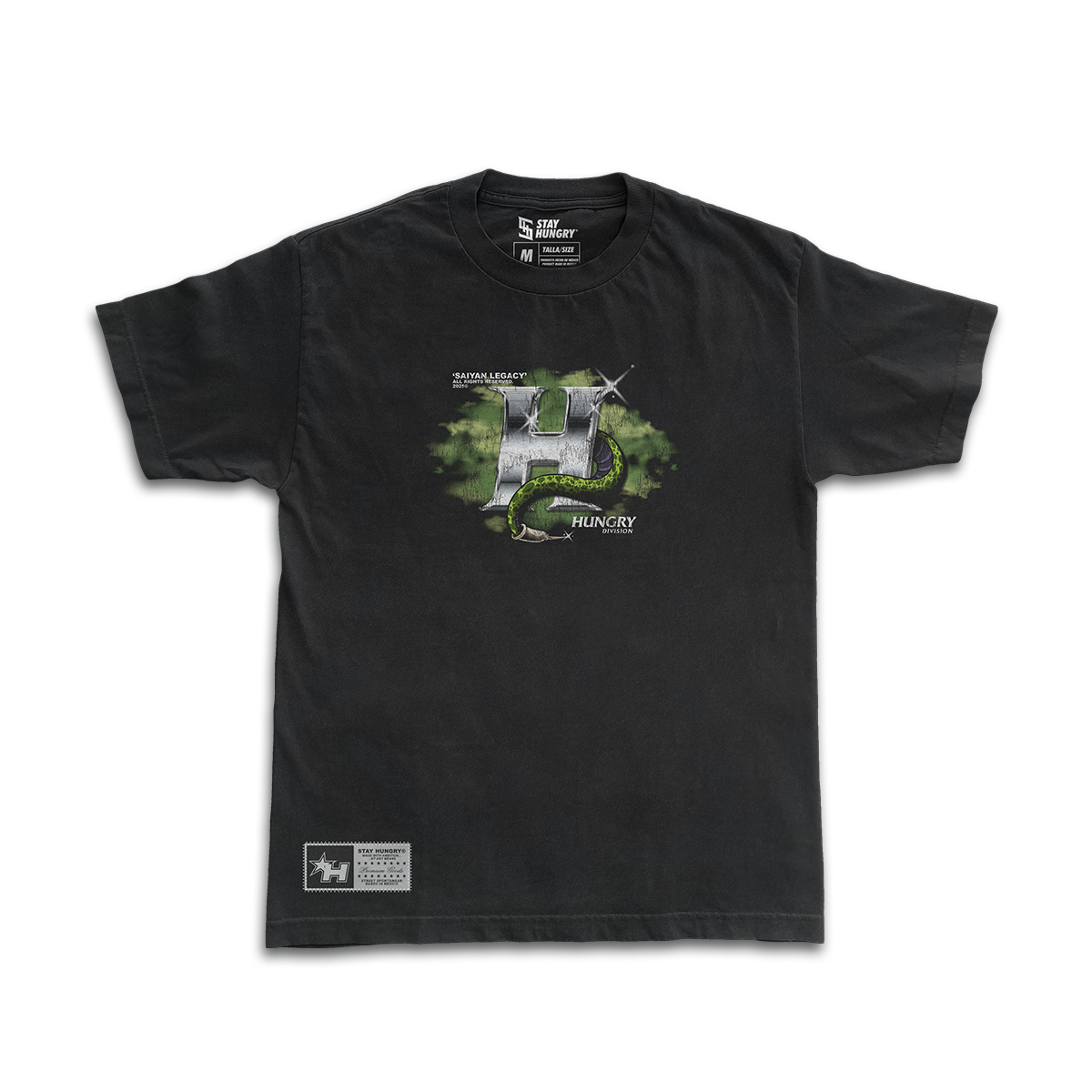 SAIYAN LEGACY - PERFECTION - Premium Oversize Tee (HEAVYWEIGHT - Black)