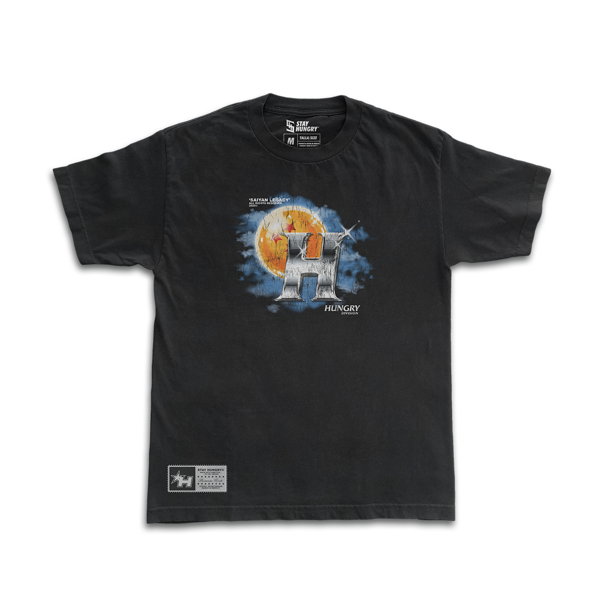SAIYAN LEGACY - AWAKENING - Premium Oversize Tee (HEAVYWEIGHT - Black)