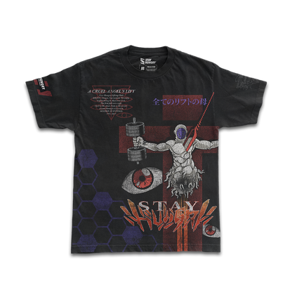 A CRUEL ANGEL´S LIFT - LILITH - Premium Oversize Tee (HEAVYWEIGHT - Black)