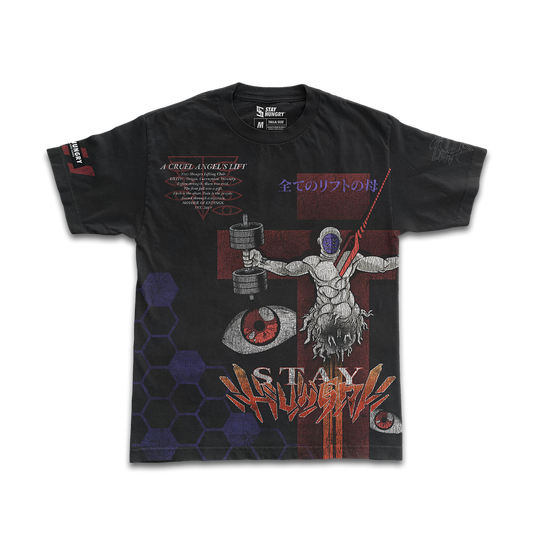 A CRUEL ANGEL´S LIFT - LILITH - Premium Oversize Tee (HEAVYWEIGHT - Black)