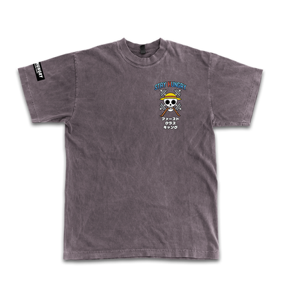GOMU GOMU - Premium Oversize Tee (HEAVYWEIGHT - Mauve Pigment Dye)