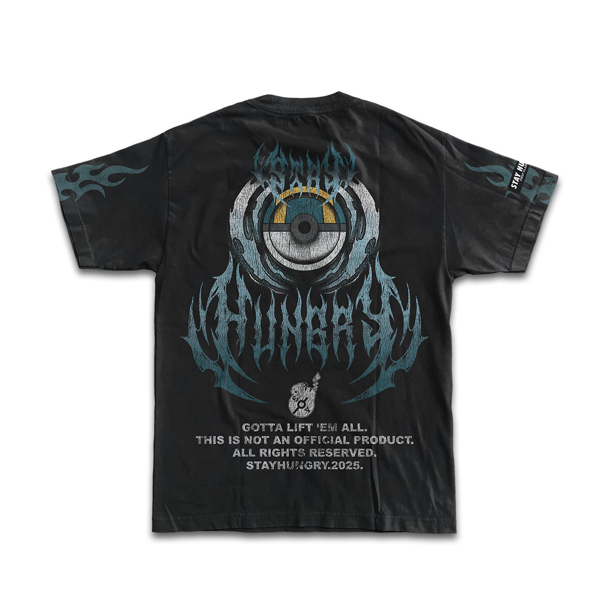 GOTTA LIFT 'EM ALL - SLEEP - Premium Oversize Tee (HEAVYWEIGHT - Black)