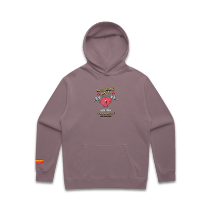 UN WORKOUT SIN TI - Premium Oversize Hoodie (Orchid)