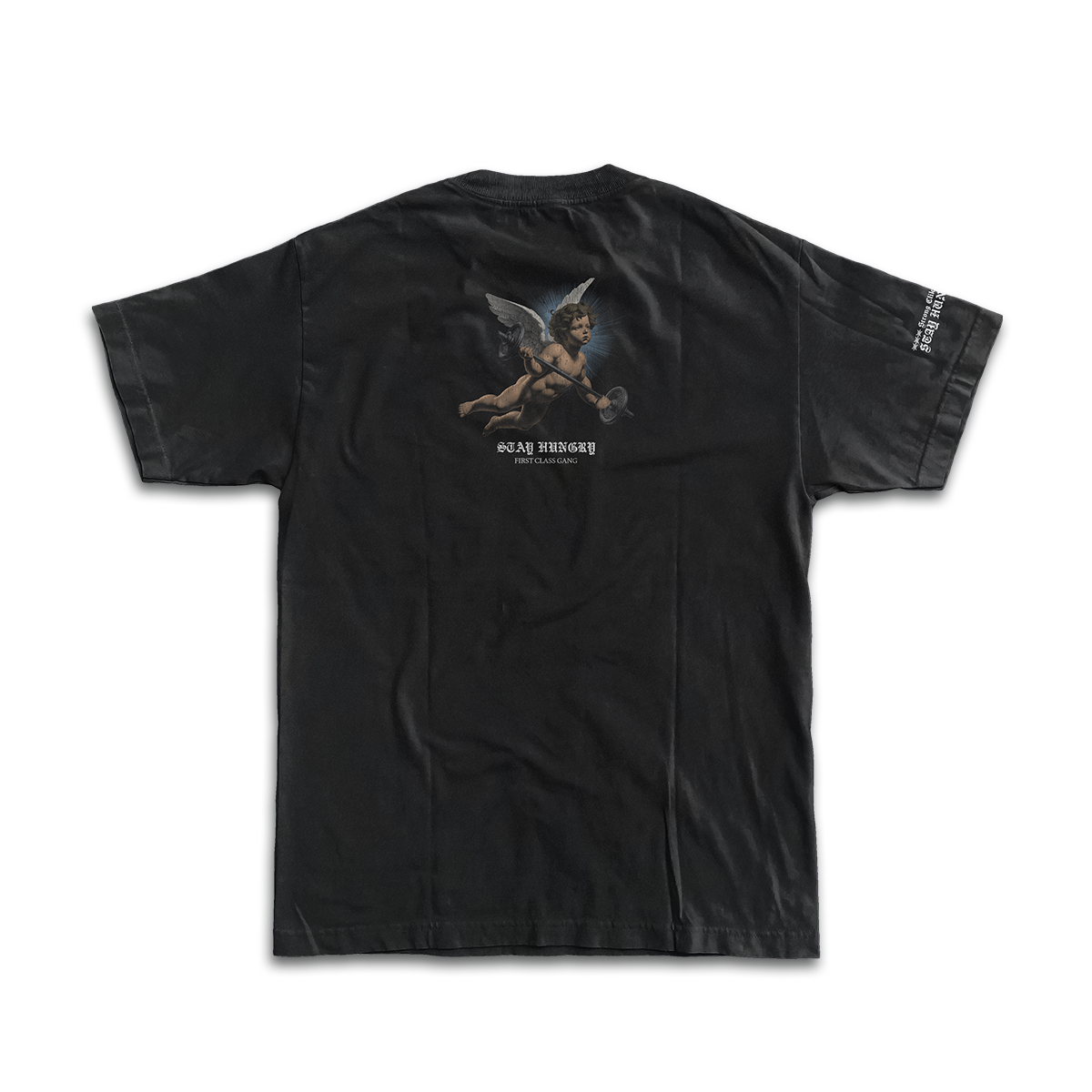 JESUS IS MY SPOTTER - Premium Oversize Tee (HEAVYWEIGHT - Black)