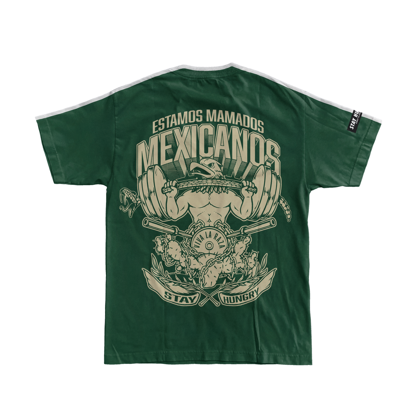 ESTAMOS MAMADOS MEXICANOS - Premium Oversize Tee (HEAVYWEIGHT - Forest Green)
