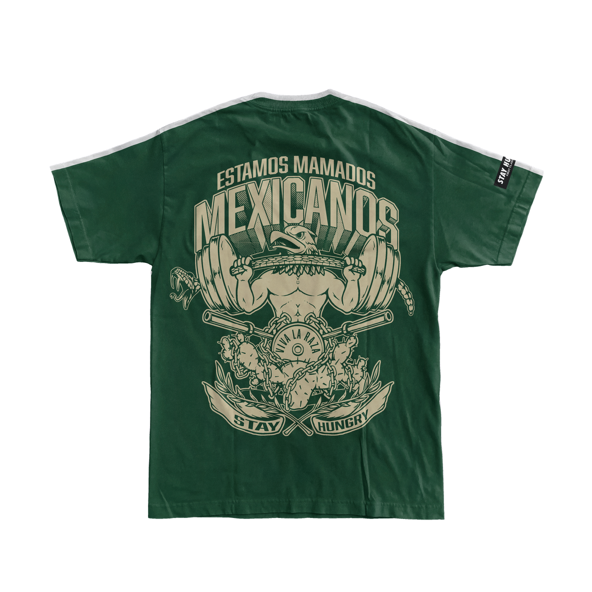 ESTAMOS MAMADOS MEXICANOS - Premium Oversize Tee (HEAVYWEIGHT - Forest Green)