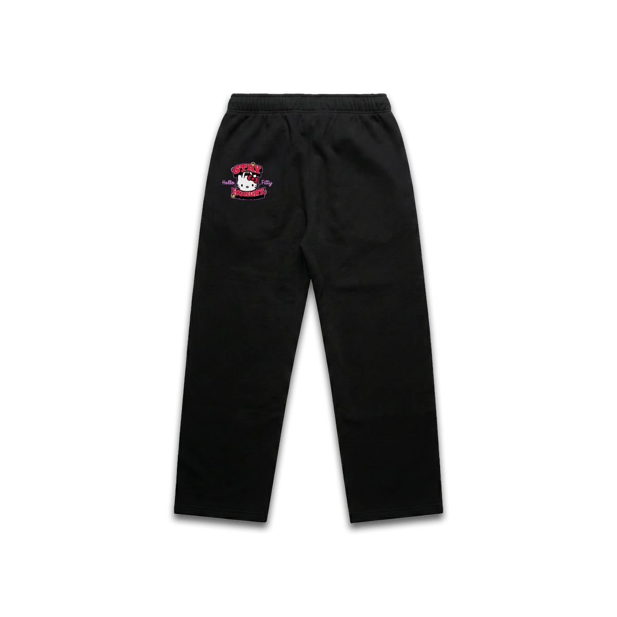 HELLO FITTY - Premium Oversize Pants (MIDWEIGHT - Black)