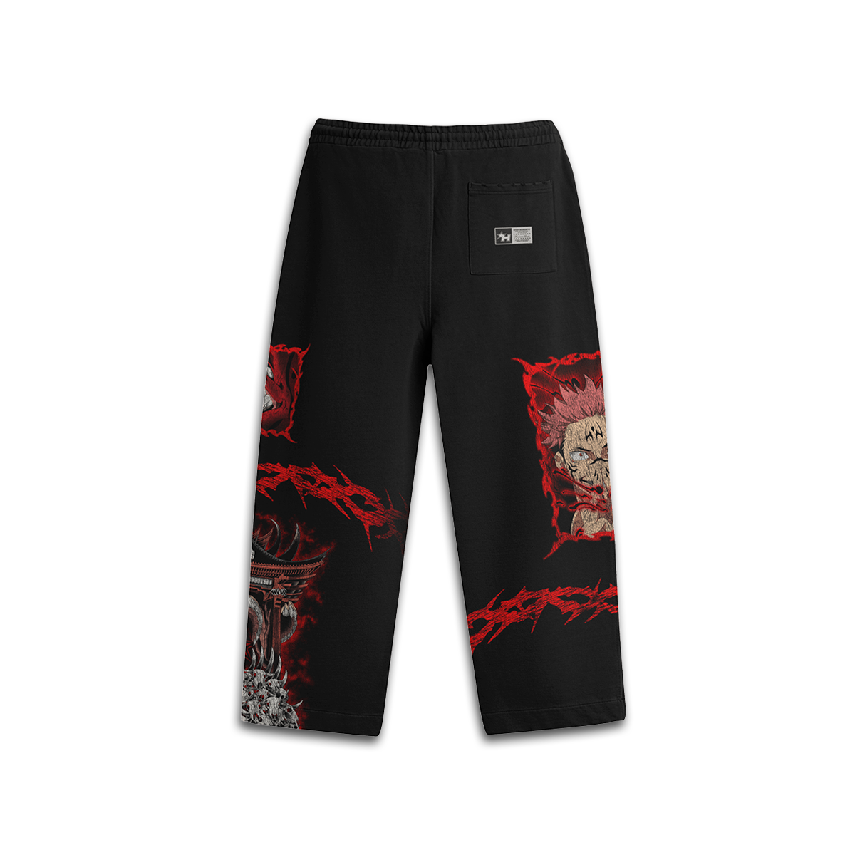 PREVENTA - EXPAND YOUR DOMAIN - MALEVOLENT SHRINE - Premium Oversize Pants (HEAVYWEIGHT - Black)