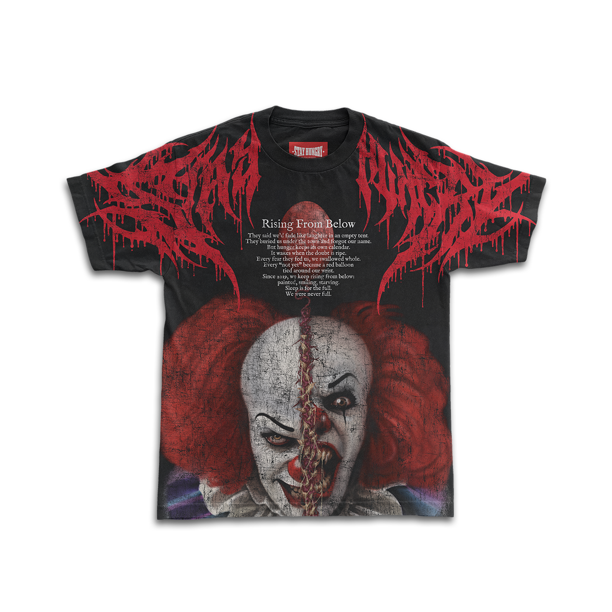 NO REST IN PEACE - RISING FROM BELOW - Premium Pump Cover (HEAVYWEIGHT - Black)