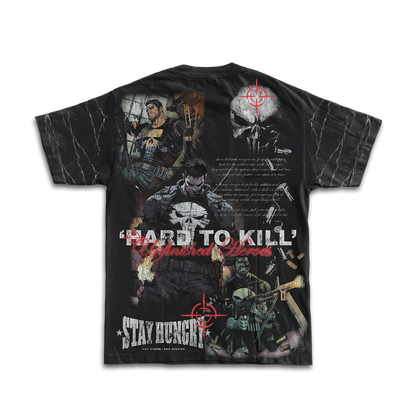 PREVENTA - UNFINISHED HEROES - UNFINISHED JUSTICE - Premium Oversize Tee (HEAVYWEIGHT - Black)