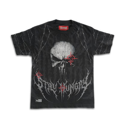 PREVENTA - UNFINISHED HEROES - UNFINISHED JUSTICE - Premium Oversize Tee (HEAVYWEIGHT - Black)