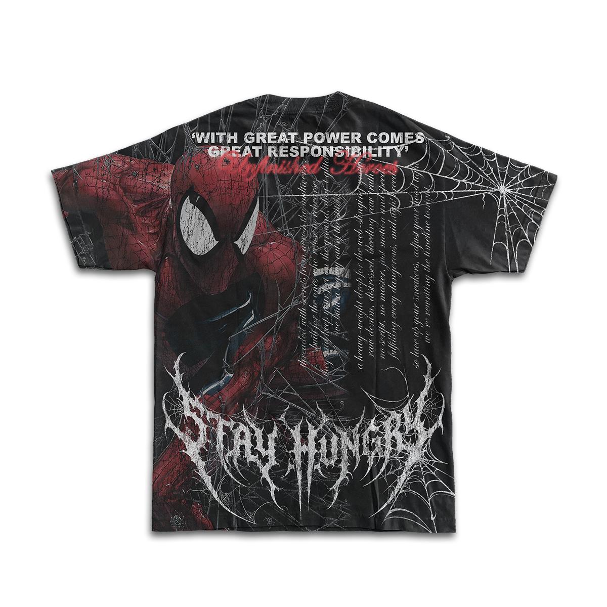 PREVENTA - UNFINISHED HEROES - UNFINISHED RESPONSIBILITY - Premium Oversize Tee (HEAVYWEIGHT - Black)
