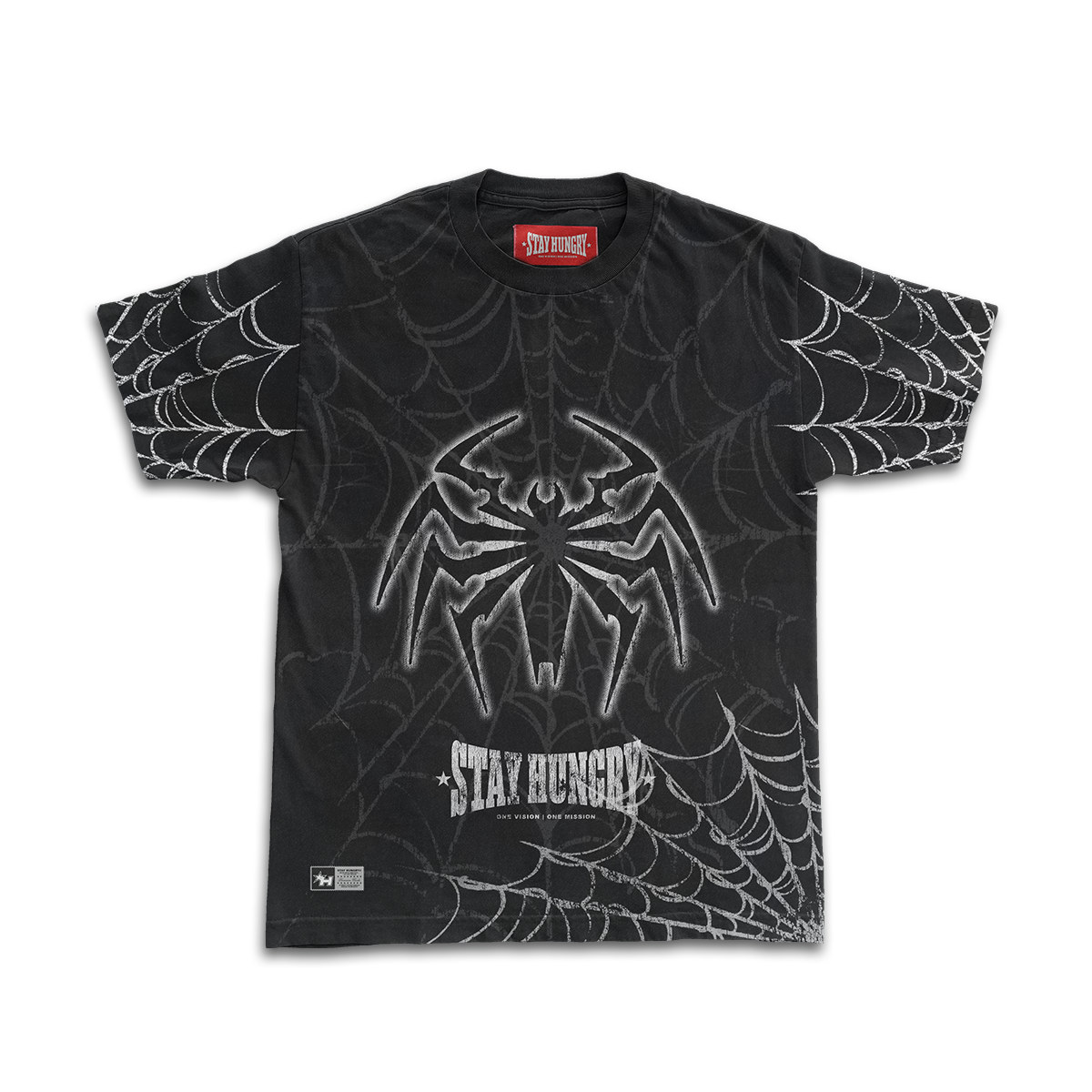 PREVENTA - UNFINISHED HEROES - UNFINISHED HUNGER - Premium Oversize Tee (HEAVYWEIGHT - Black)