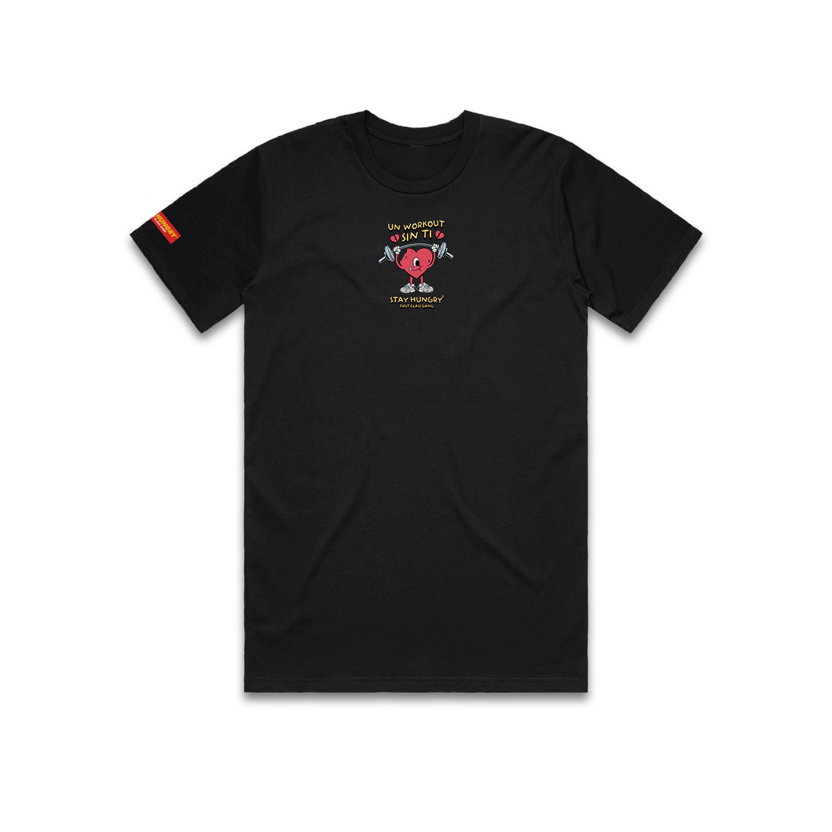 UN WORKOUT SIN TI - Premium Regular Tee (Black)