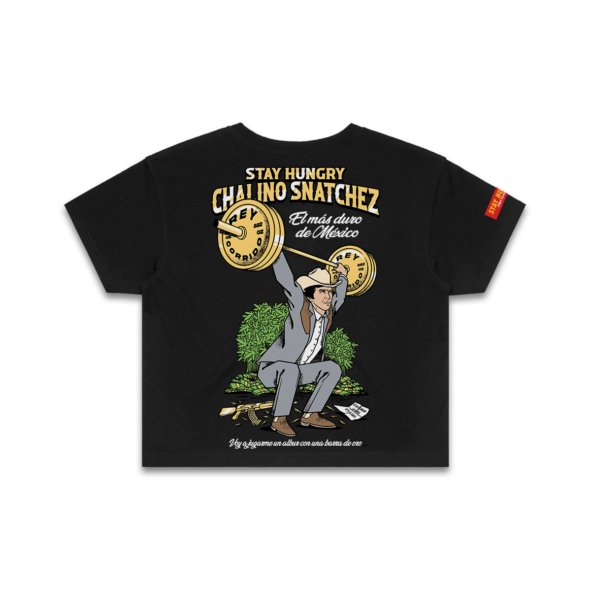 CHALINO SNATCHEZ - Premium Crop Top (Black)