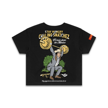CHALINO SNATCHEZ - Premium Crop Top (Black)
