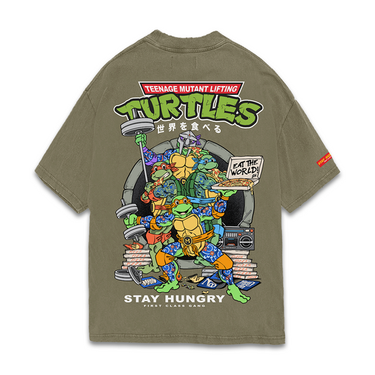 TMLT - Premium Oversize Tee (HEAVYWEIGHT - Faded Army)