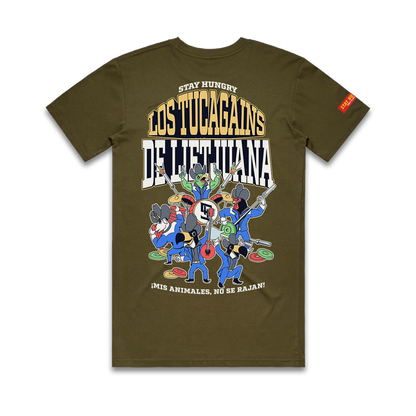 LOS TUCAGAINS DE LIFTJUANA - Premium Regular Tee (Army)