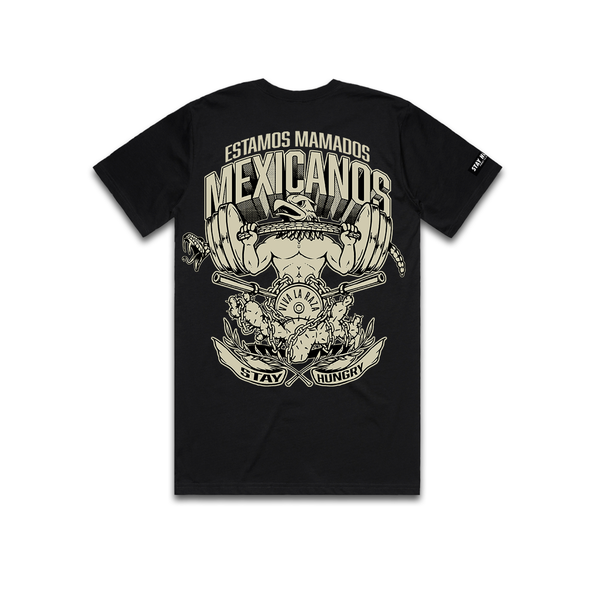 ESTAMOS MAMADOS MEXICANOS - Premium Regular Tee (Black)