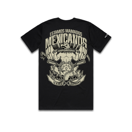 ESTAMOS MAMADOS MEXICANOS - Premium Regular Tee (Black)