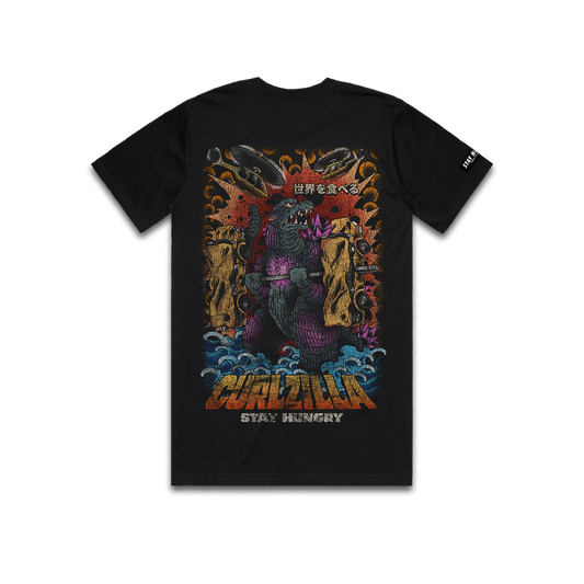 CURLZILLA - Premium Regular Tee (Black)