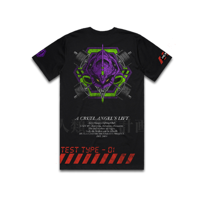 A CRUEL ANGEL´S LIFT - UNIT 01 - Premium Regular Tee (Black)