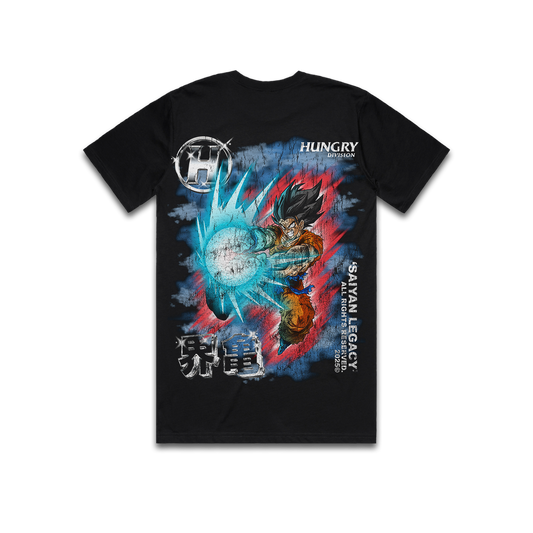 SAIYAN LEGACY - AWAKENING - Premium Regular Tee (Black)