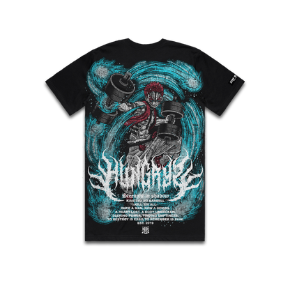 KIMETSU NO BARBELL - STRENGHT IN SHADOW - Premium Regular Tee (Black)