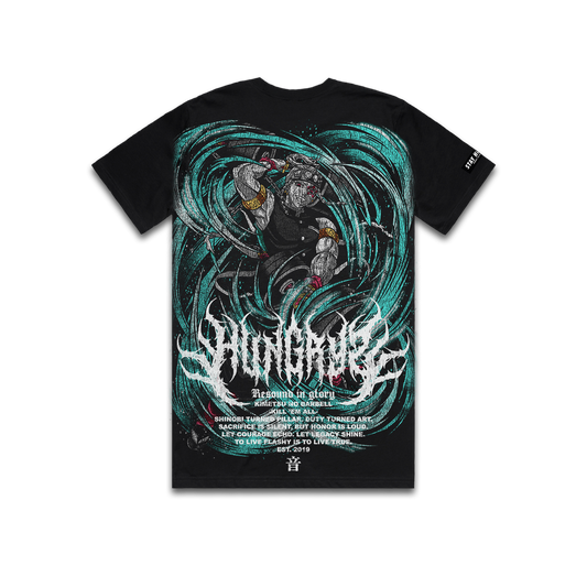 KIMETSU NO BARBELL - RESOUND IN GLORY - Premium Regular Tee (Black)