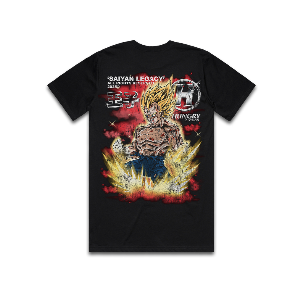 SAIYAN LEGACY - CORRUPTION - Premium Regular Tee (Black)