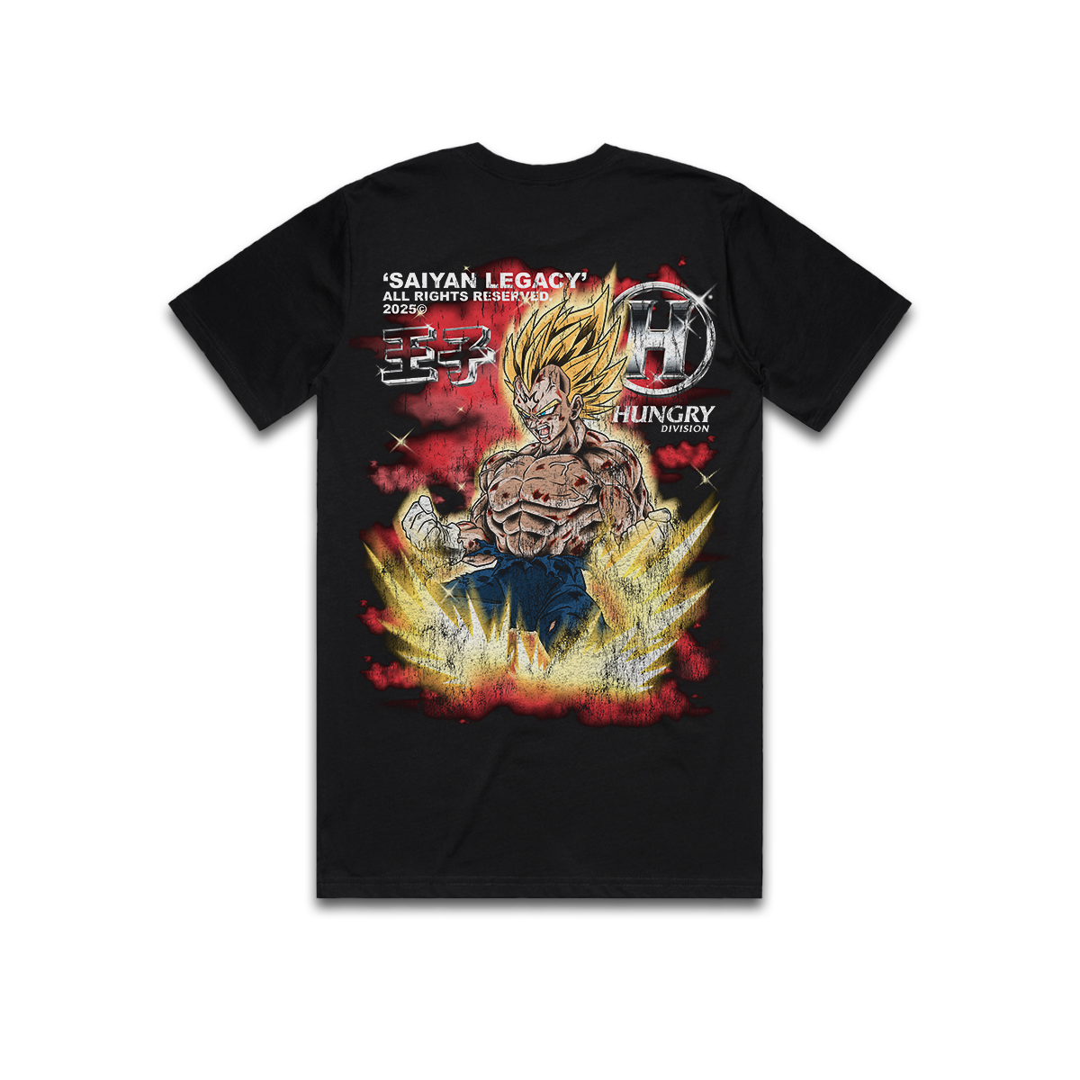 SAIYAN LEGACY - CORRUPTION - Premium Regular Tee (Black)