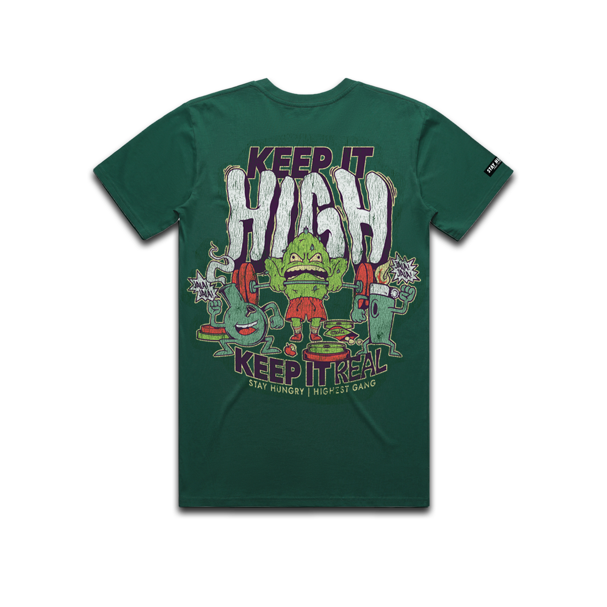 KEEP IT HIGH - Premium Regular Tee (Jade)