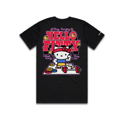 PREVENTA - HELLO FITTY - Premium Regular Tee (Black)