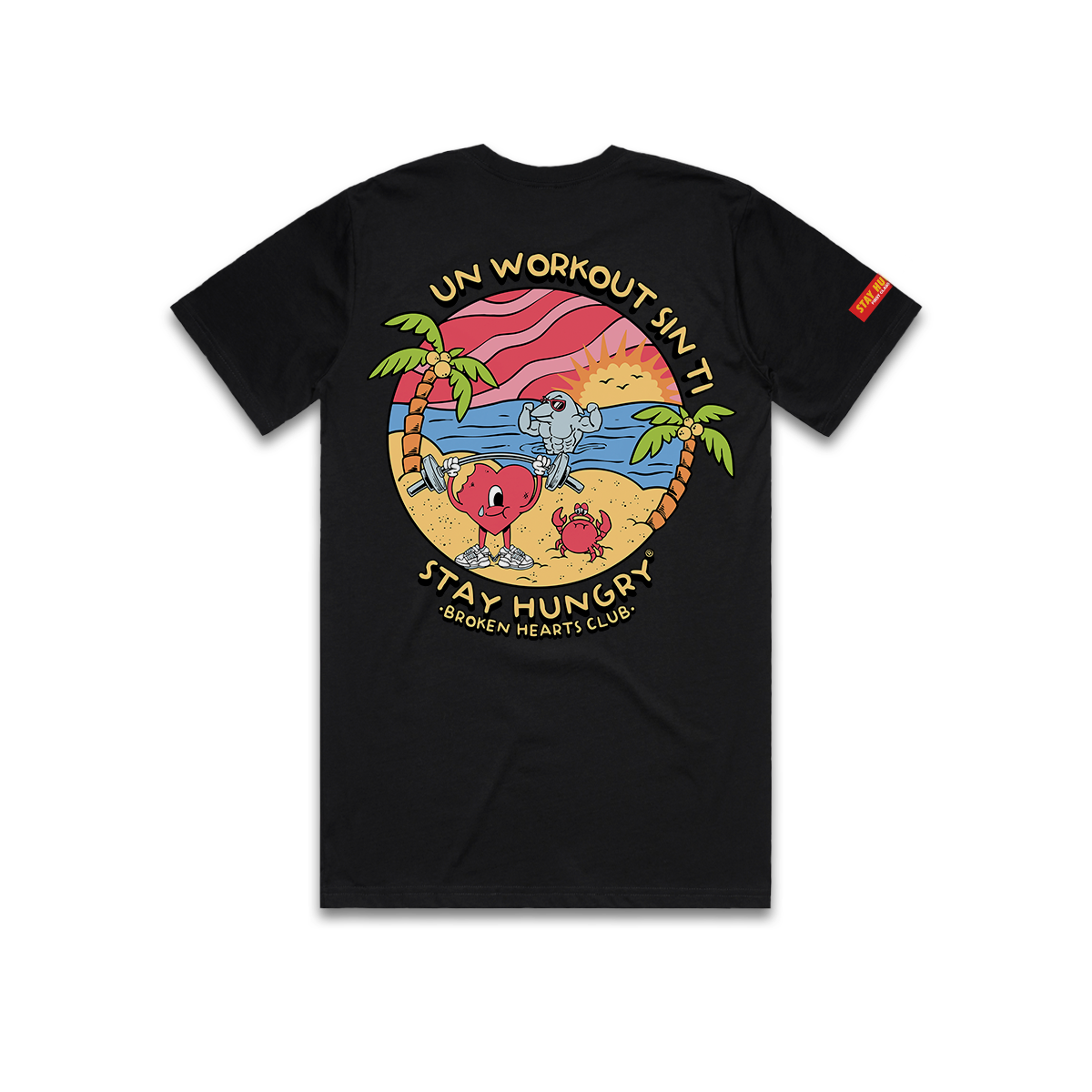 UN WORKOUT SIN TI - Premium Regular Tee (Black)