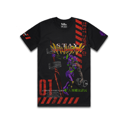 A CRUEL ANGEL´S LIFT - UNIT 01 - Premium Regular Tee (Black)