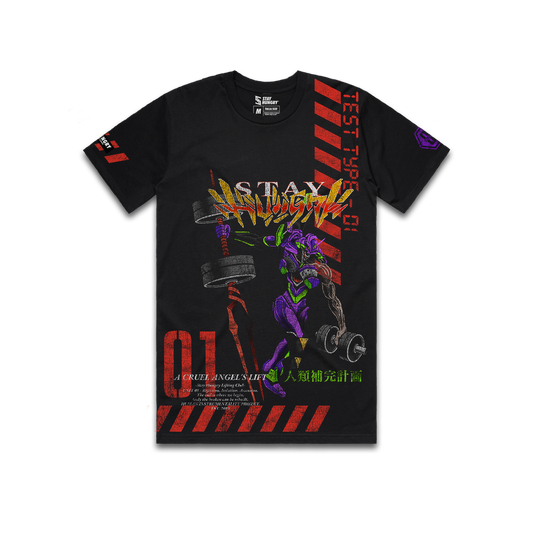 A CRUEL ANGEL´S LIFT - UNIT 01 - Premium Regular Tee (Black)