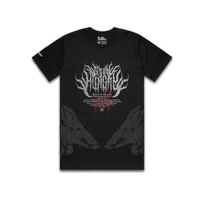 KIMETSU NO BARBELL - SPIRIT OF THE WILD - Premium Regular Tee (Black)