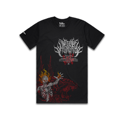 KIMETSU NO BARBELL - HEART AFLAME - Premium Regular Tee (Black)