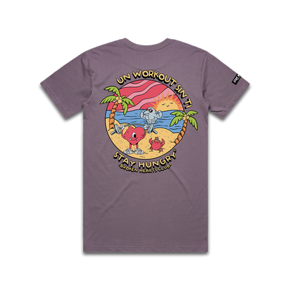 UN WORKOUT SIN TI - Premium Regular Tee (Mauve)