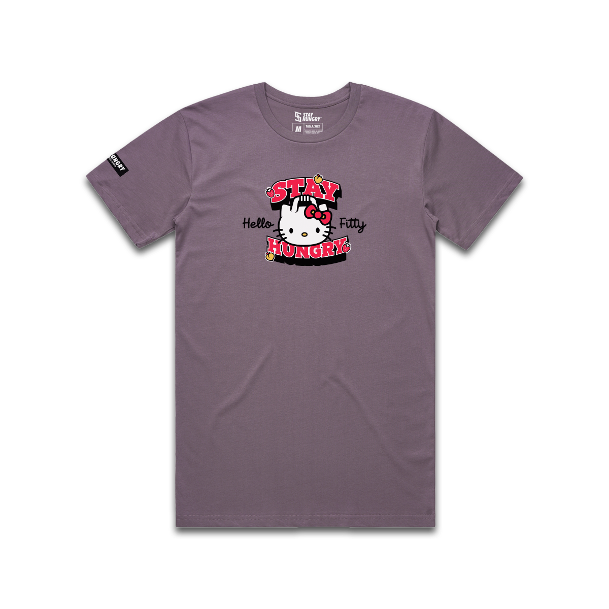 HELLO FITTY - Premium Regular Tee (Mauve)