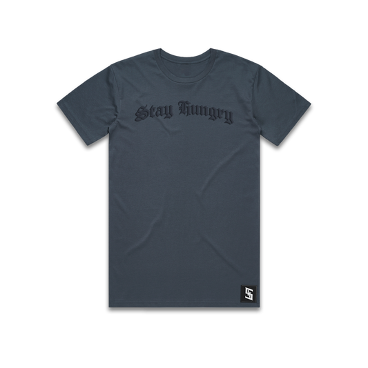 ESSENTIALS 1.0 - Premium Regular Tee (Steel Blue)