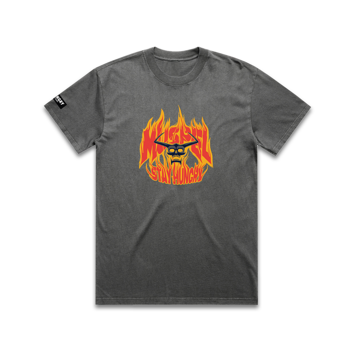 MUSPELHEIM - Premium Regular Tee (Black Pigment Dye)