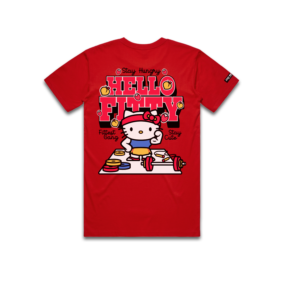 PREVENTA - HELLO FITTY - Premium Regular Tee (Red)