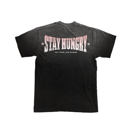 SMALL DICK, BIG LIFTS - Premium Oversize Tee (HEAVYWEIGHT - Black Sun Fade)
