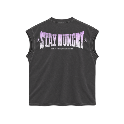 SMALL DICK, BIG LIFTS - Premium Oversize Tank Cut-Off (HEAVYWEIGHT - Black Pigment Dye)